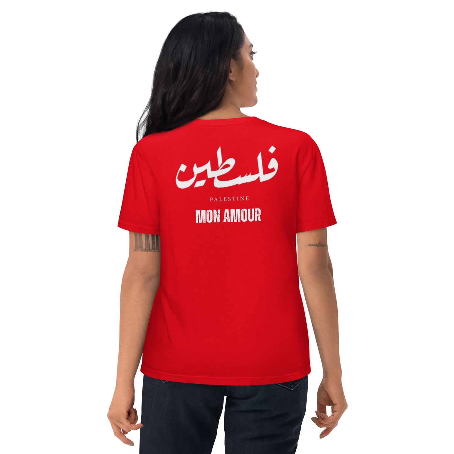 100% MON AMOUR Red (Unisex Tshirt)